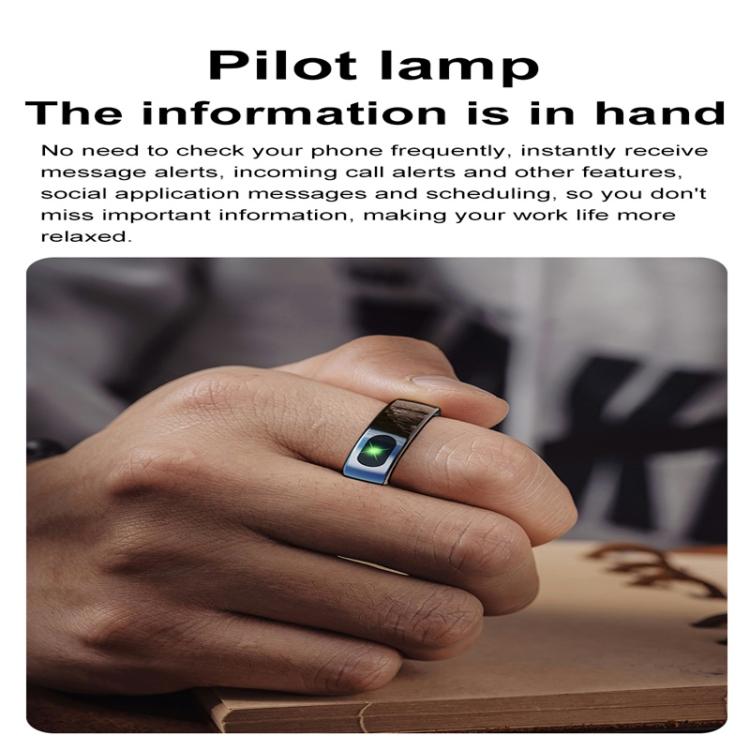 R08 SIZE 11 Smart Ring, Support Heart Rate / Blood Oxygen / Sleep / Multiple Sports Modes(Black) - free shipping - PMC TechLife - Order now!