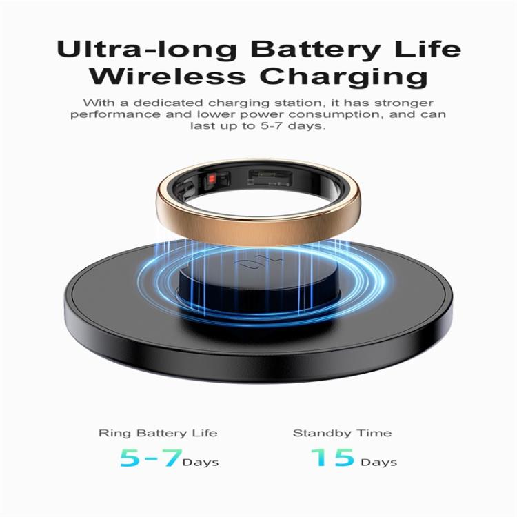 R10 SIZE 10 Smart Ring, Support Heart Rate / Blood Oxygen / Sleep / Multiple Sports Modes(Black) - free shipping - PMC TechLife - Order now!