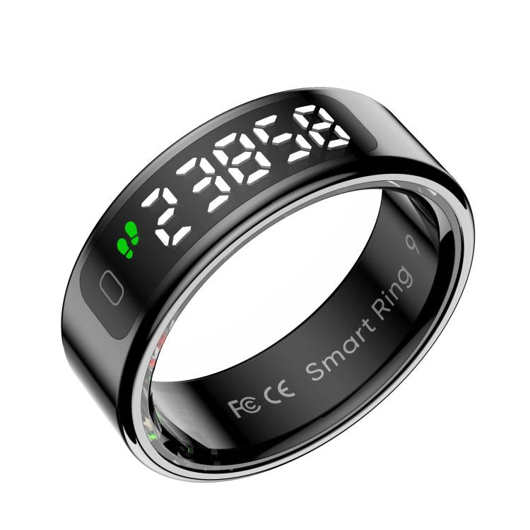 R11 SIZE 8 Smart Ring, Support Heart Rate / Blood Oxygen / Sleep / Multiple Sports Modes(Black) - free shipping - PMC TechLife - Order now!