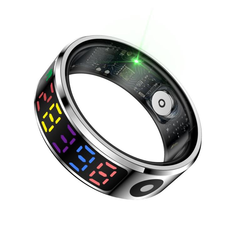 R12 SIZE 9 Smart Ring, Support Heart Rate / Blood Oxygen / Sleep / Multiple Sports Modes(Silver) - free shipping - PMC TechLife - Order now!