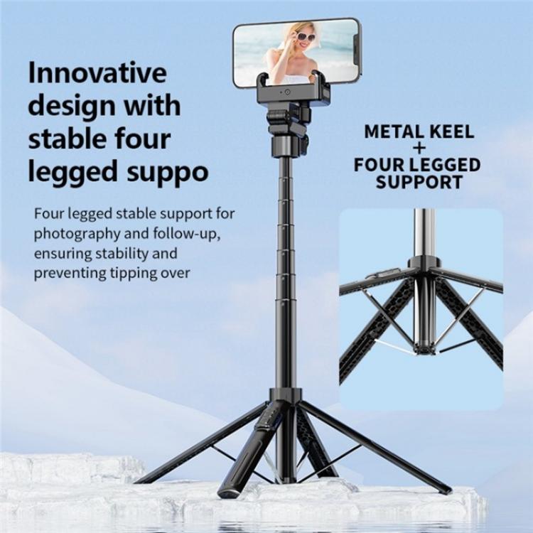 C16 Smart Bluetooth Remote Control Shooting Stand AI Auto-Tracking Selfie Stick - Selfie Sticks by PMc TechLife | Online Shopping South Africa | PMc TechLife | Buy Now Pay Later Mobicred