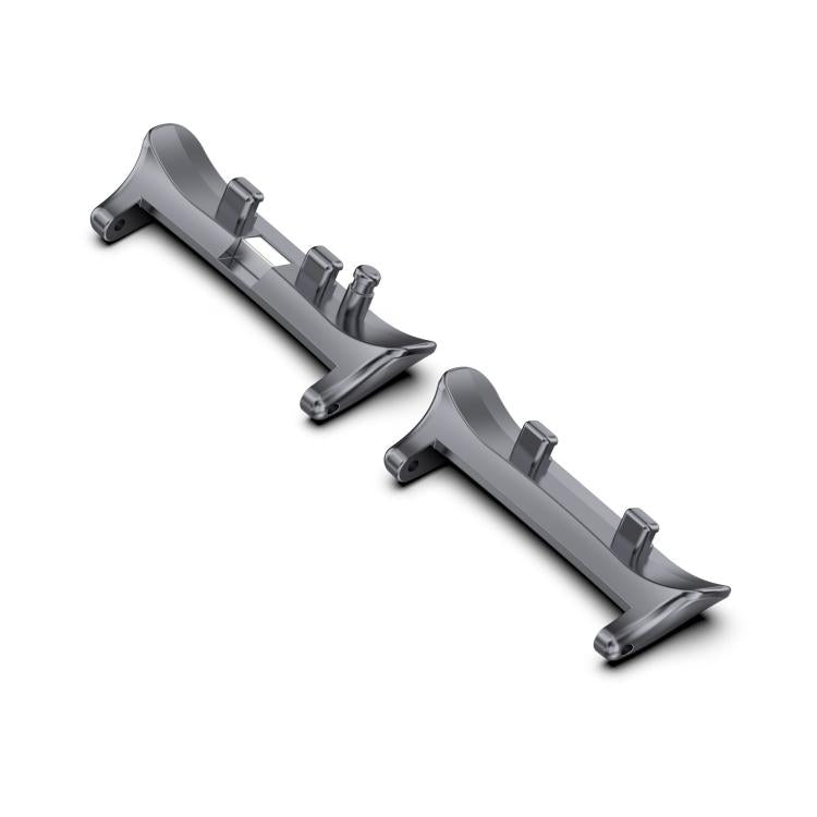 For Huawei Watch D2 1 Pair Metal Head Watch Band Connector(Gray) - Other Accessories by PMc TechLife | Online Shopping South Africa | PMc TechLife | Buy Now Pay Later Mobicred