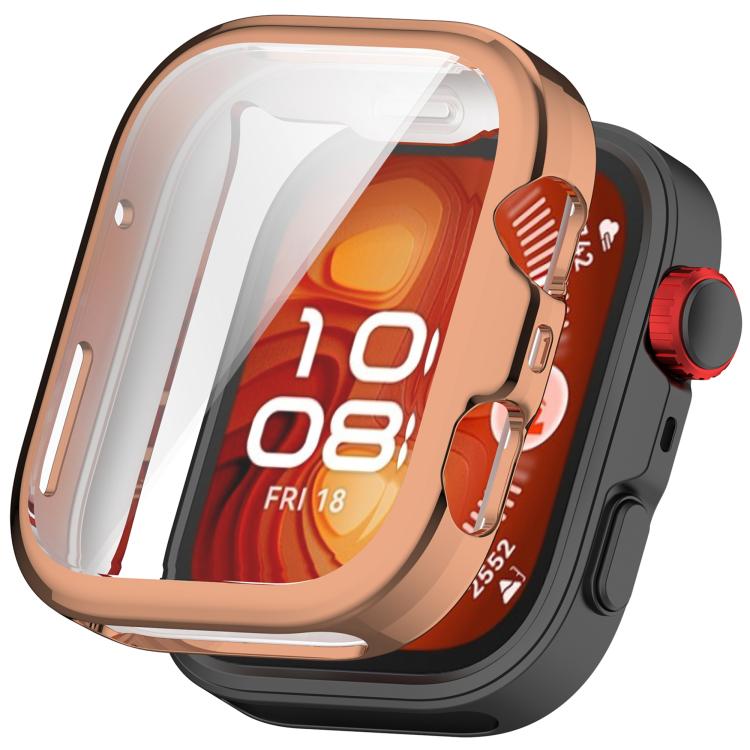 For Huawei Watch Fit 4 Electroplated TPU Full Coverage Watch Protective Case(Rose Gold) - free shipping - PMC TechLife - Order now!
