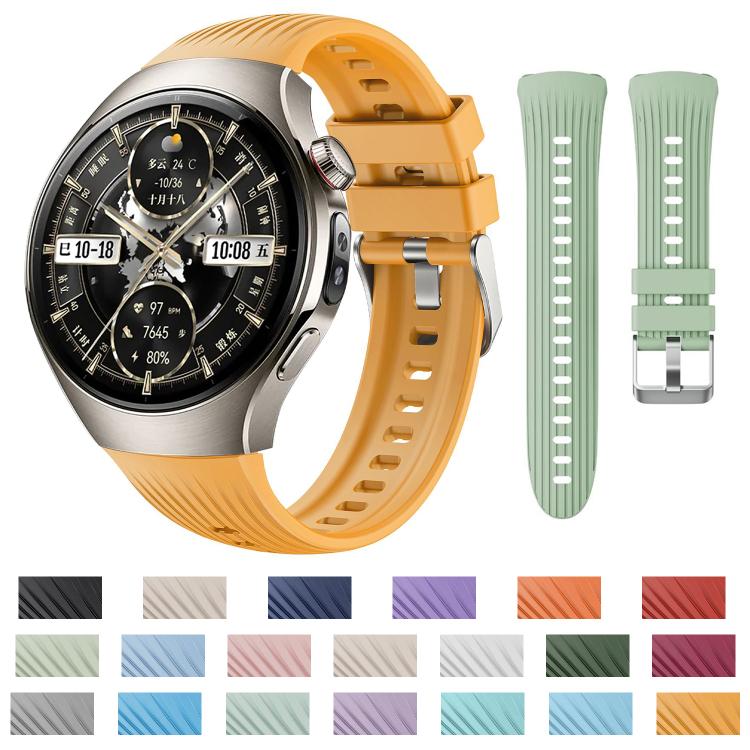 For Huawei Watch 5 42mm Vertical Silicone Watch Band(Light Blue) - free shipping - PMC TechLife - Order now!