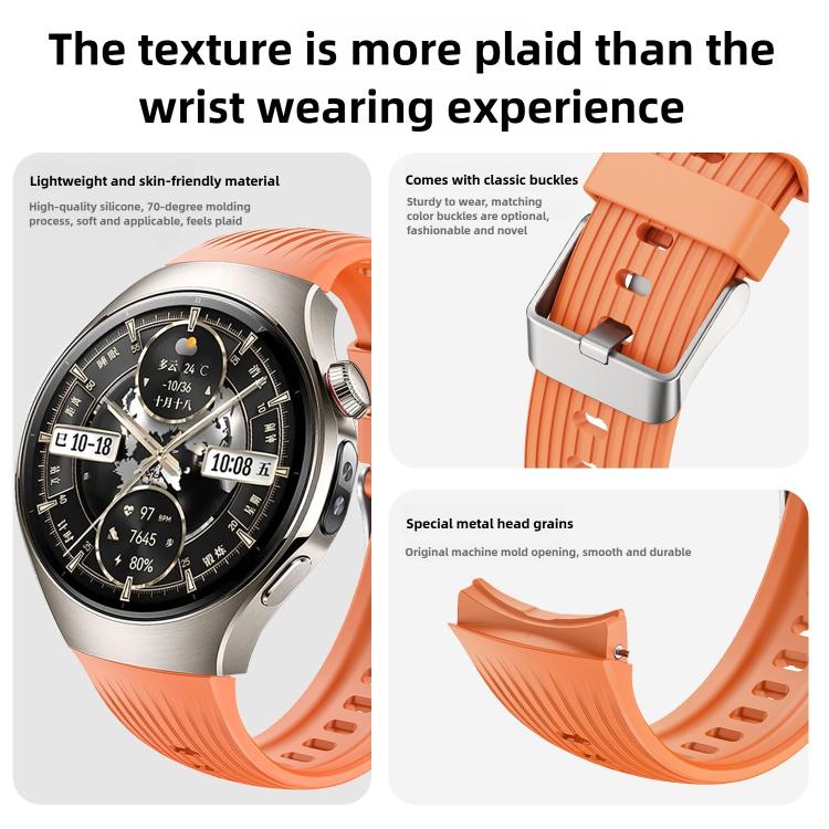 For Huawei Watch 5 46mm Vertical Silicone Watch Band(Teal) - free shipping - PMC TechLife - Order now!