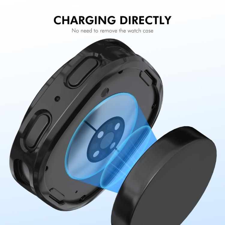 For Samsung Galaxy Watch8 40mm ENKAY Hat-Prince Full Coverage Electroplated Soft TPU Case with Screen Protection(Transparent) - free shipping - PMC TechLife - Order now!