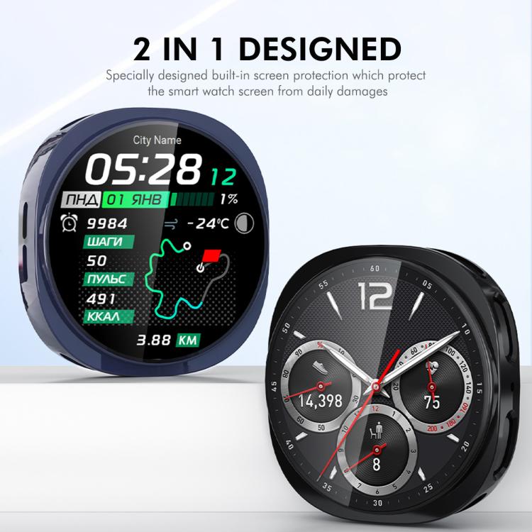 For Samsung Galaxy Watch8 44mm ENKAY Hat-Prince Full Coverage Electroplated Soft TPU Case with Screen Protection(Silver) - free shipping - PMC TechLife - Order now!