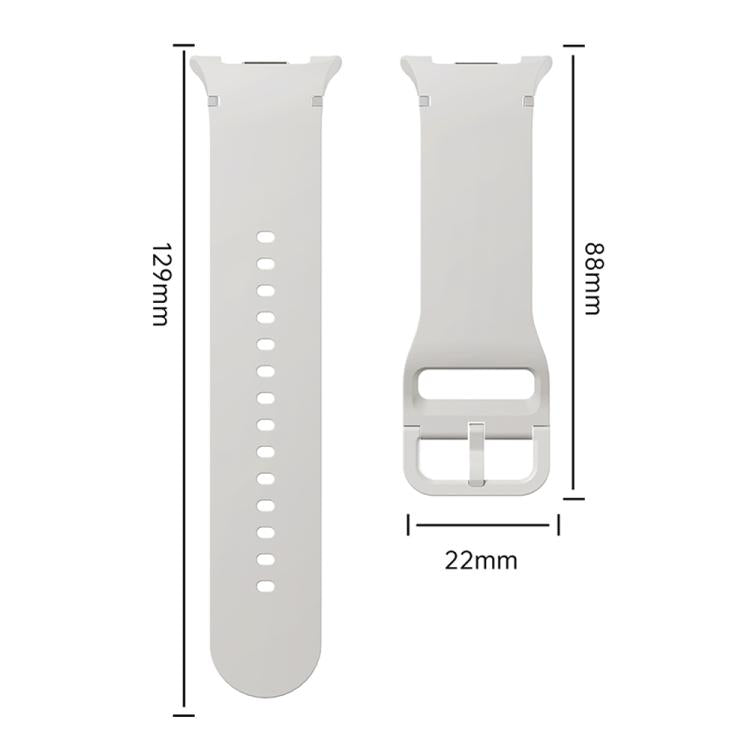 For Samsung Galaxy Watch8 40mm Diamond Bezel and Solid Color Stitched Silicone Watch Band(Pink Silver) - free shipping - PMC TechLife - Order now!