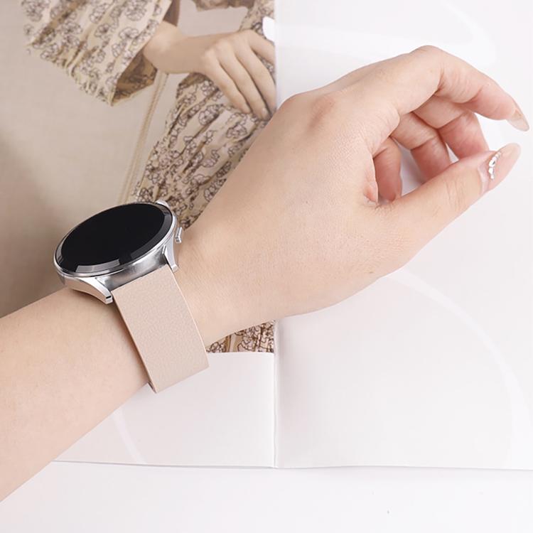 20mm Lychee Texture Soft Magnetic Silicone Watch Band(Green Black) - free shipping - PMC TechLife - Order now!