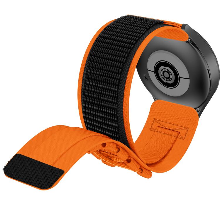 22mm Universal Braided Cord Nylon Hook and Loop Fastener Watch Band(Orange) - free shipping - PMC TechLife - Order now!