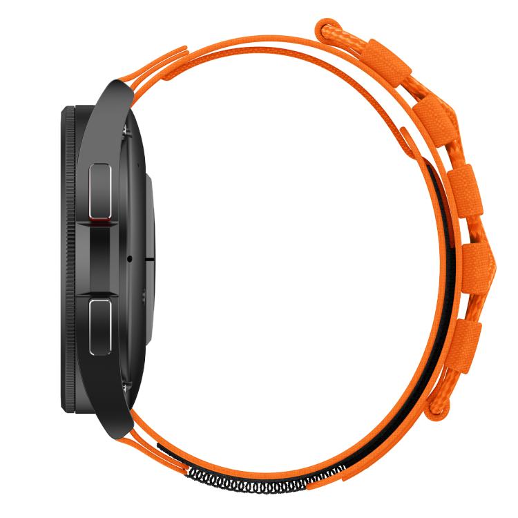 22mm Universal Braided Cord Nylon Hook and Loop Fastener Watch Band(Orange) - free shipping - PMC TechLife - Order now!