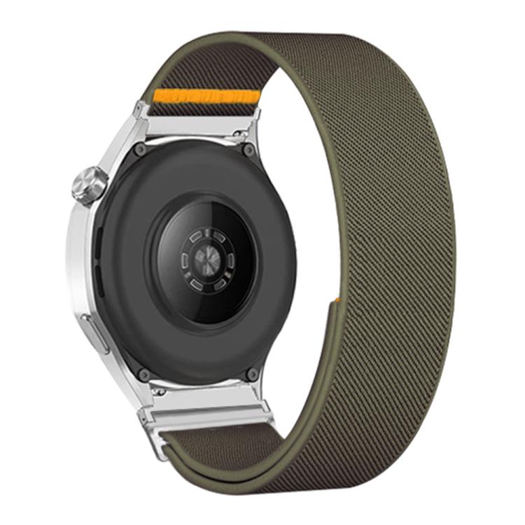 20mm Adjustable Single Loop Elastic Nylon Watch Band(Army Green) - free shipping - PMC TechLife - Order now!