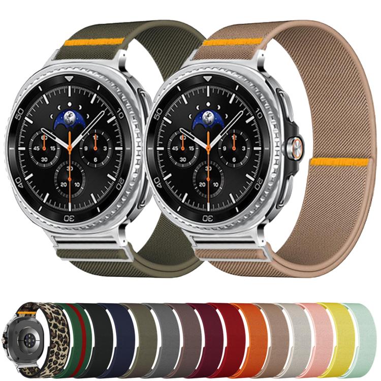 For Samsung Galaxy Watch8 / Watch8 Classic Adjustable Single Loop Elastic Nylon Watch Band(Dark Blue) - free shipping - PMC TechLife - Order now!