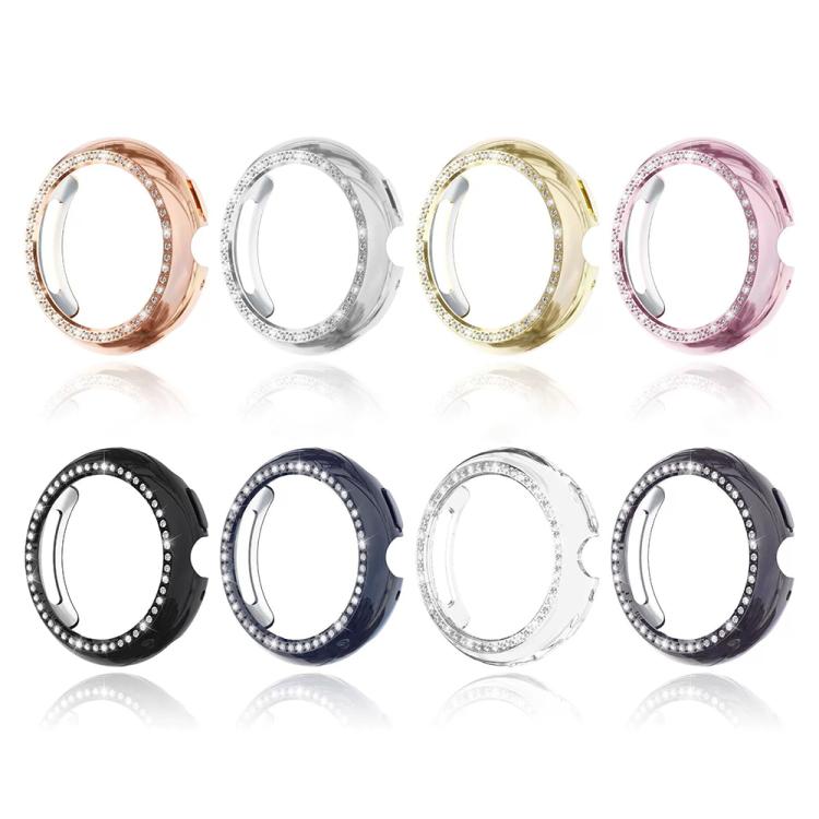 For Google Pixel Watch4 41mm Single Row Diamond Hollow PC Watch Protective Cover(Midnight Blue) - free shipping - PMC TechLife - Order now!