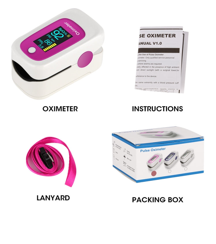 M160 Finger Pulse Oximeter(Blue) - free shipping - PMC TechLife - Order now!