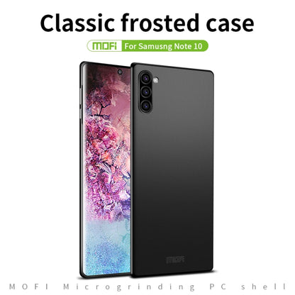 MOFI Frosted PC Ultra-thin Hard Case for Galaxy Note10(Gold) - Galaxy Phone Cases by MOFI | Online Shopping South Africa | PMC Jewellery