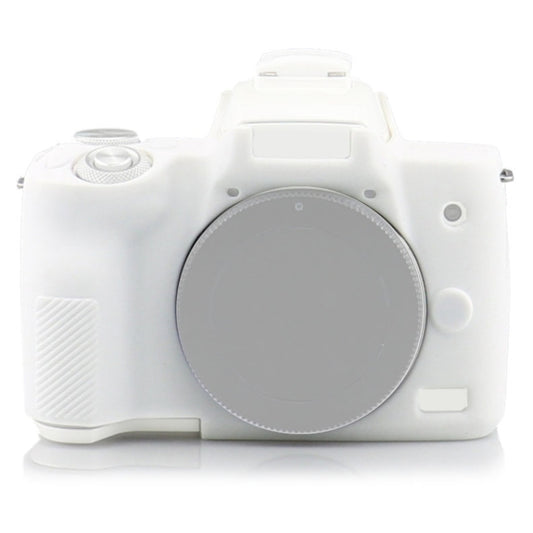 Richwell  Silicone Armor Skin Case Body Cover Protector for Canon EOS M50 Body Digital Camera(White) - Protective Case by Richwell | Online Shopping South Africa | PMC Jewellery | Buy Now Pay Later Mobicred