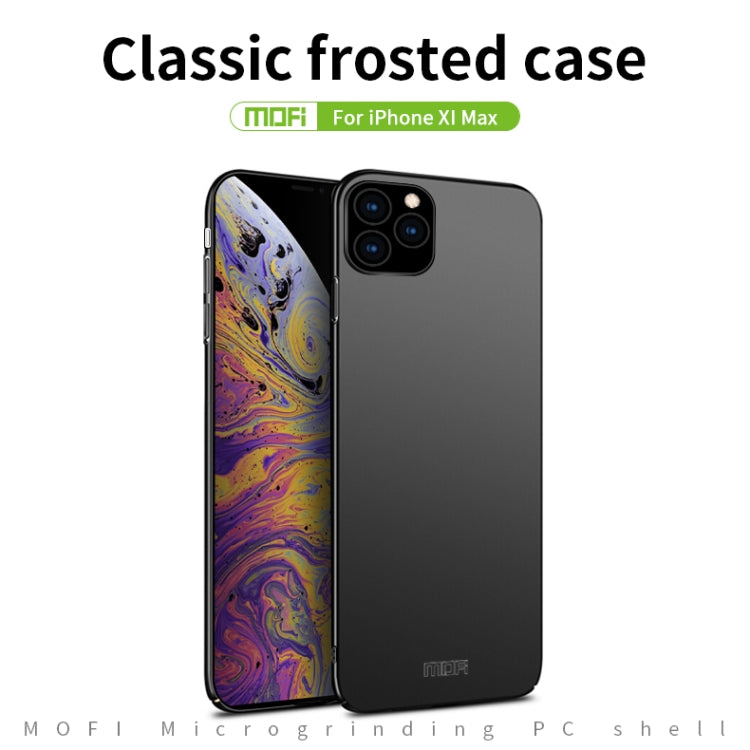 For iPhone 11 Pro Max MOFI Frosted PC Ultra-thin Hard Case (Blue) - iPhone 11 Pro Max Cases by MOFI | Online Shopping South Africa | PMC TechLife | Buy Now Pay Later Mobicred