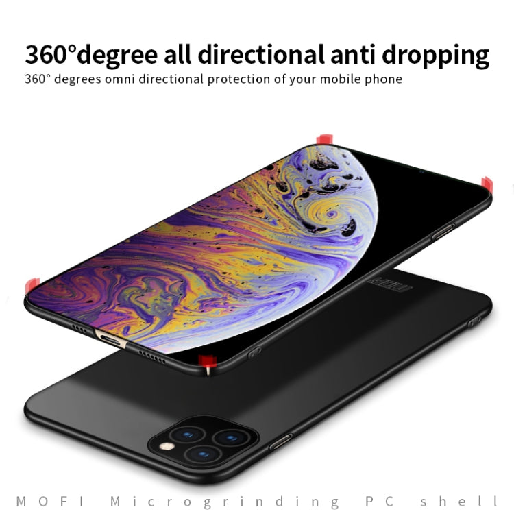 For iPhone 11 Pro Max MOFI Frosted PC Ultra-thin Hard Case (Blue) - iPhone 11 Pro Max Cases by MOFI | Online Shopping South Africa | PMC TechLife | Buy Now Pay Later Mobicred