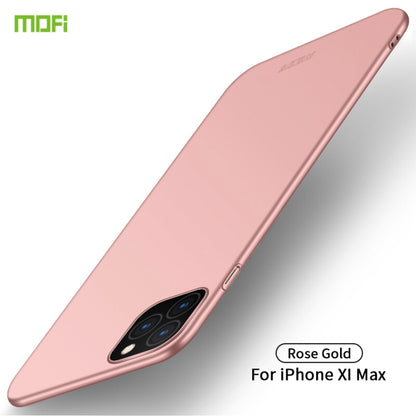 For iPhone 11 Pro Max MOFI Frosted PC Ultra-thin Hard Case (Rose gold) - iPhone 11 Pro Max Cases by MOFI | Online Shopping South Africa | PMC Jewellery