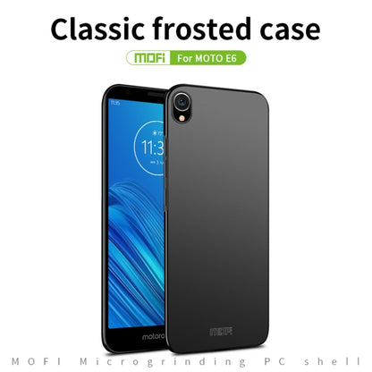 MOFI Frosted PC Ultra-thin Hard Case for Motorola Moto E6(Rose gold) - Motorola Cases by MOFI | Online Shopping South Africa | PMC Jewellery