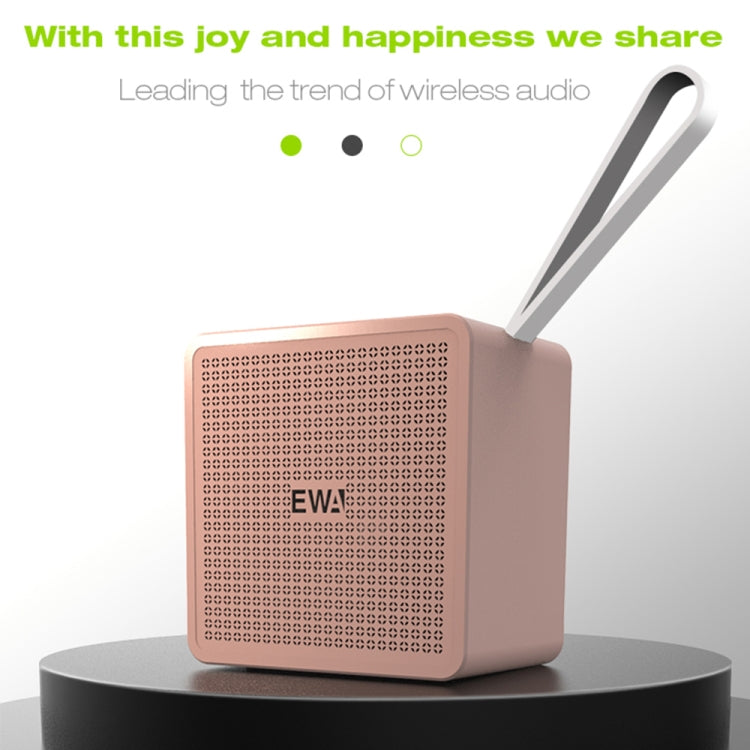 EWA A105 High Hidelity Bluetooth Speaker, Small Size High  Power Bass, TWS Bluetooth Technology Support TF(Rose Gold) - free shipping - PMC Jewellery - Order now!