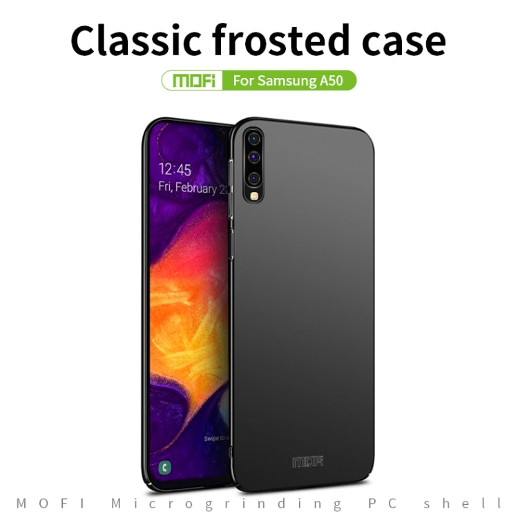 For Galaxy A50 MOFI Frosted PC Ultra-thin Hard Case(Rose gold) - Galaxy Phone Cases by MOFI | Online Shopping South Africa | PMC TechLife