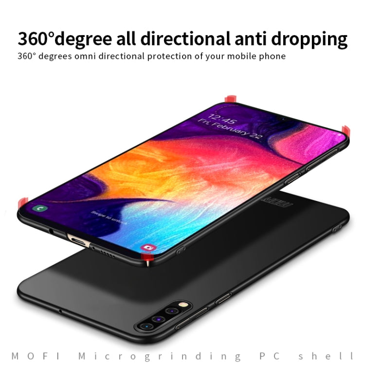 For Galaxy A50 MOFI Frosted PC Ultra-thin Hard Case(Rose gold) - Galaxy Phone Cases by MOFI | Online Shopping South Africa | PMC TechLife