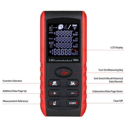 E100 Laser Rangefinder Laser Distance Meter Measuring Device Digital Handheld Tools Module Range 100m Range Finder - Laser Rangefinder by PMC Jewellery | Online Shopping South Africa | PMC Jewellery | Buy Now Pay Later Mobicred