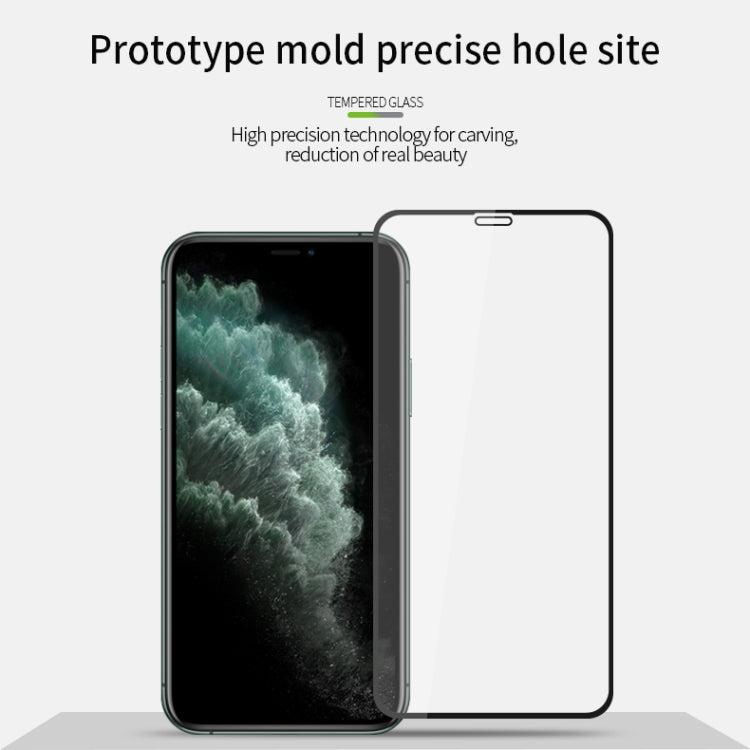 For iPhone 11 Pro Max   MOFI 9H 2.5D Full Screen Tempered Glass Film(Black) - iPhone 11 Pro Max Tempered Glass by MOFI | Online Shopping South Africa | PMC TechLife | Buy Now Pay Later Mobicred