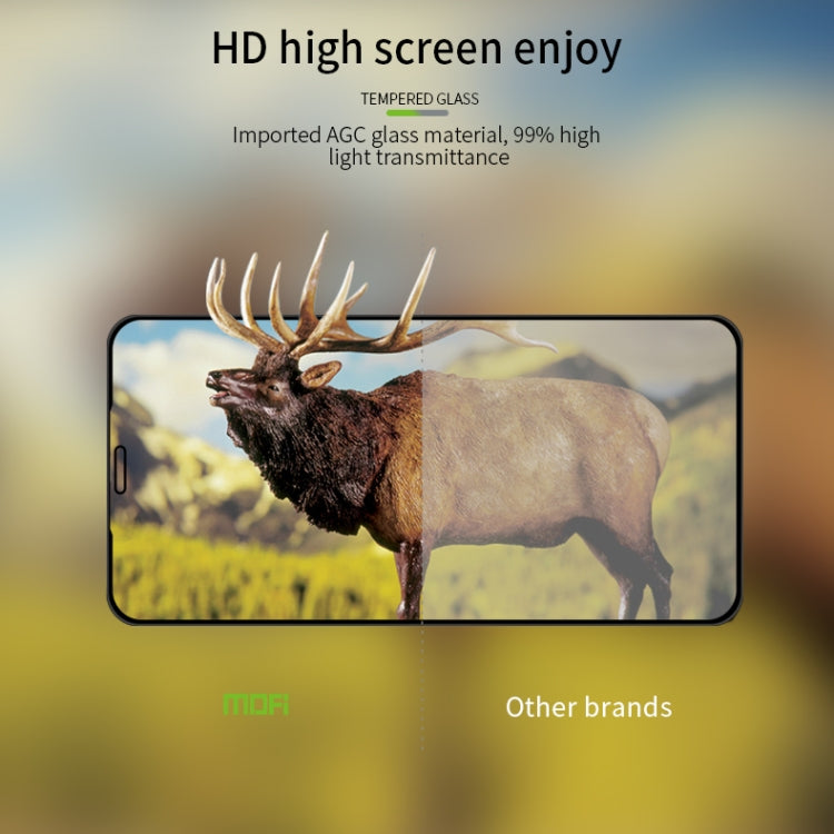 For iPhone 11 Pro MOFI 9H 3D Explosion-proof Curved Screen Tempered Glass Film(Black) - iPhone 11 Pro Tempered Glass by MOFI | Online Shopping South Africa | PMC TechLife | Buy Now Pay Later Mobicred