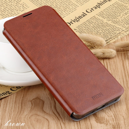 For Xiaomi  Mi 9 Pro MOFI Rui Series Classical Leather Flip Leather Case With Bracket Embedded Steel Plate All-inclusive(Brown) - Xiaomi Cases by MOFI | Online Shopping South Africa | PMC Jewellery