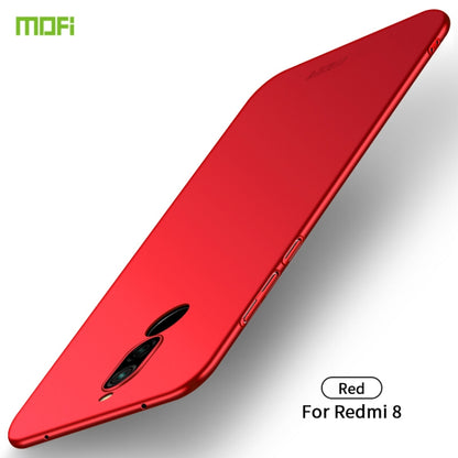 For Xiaomi RedMi 8 MOFI Frosted PC Ultra-thin Hard Case(Red) - Xiaomi Cases by MOFI | Online Shopping South Africa | PMC Jewellery