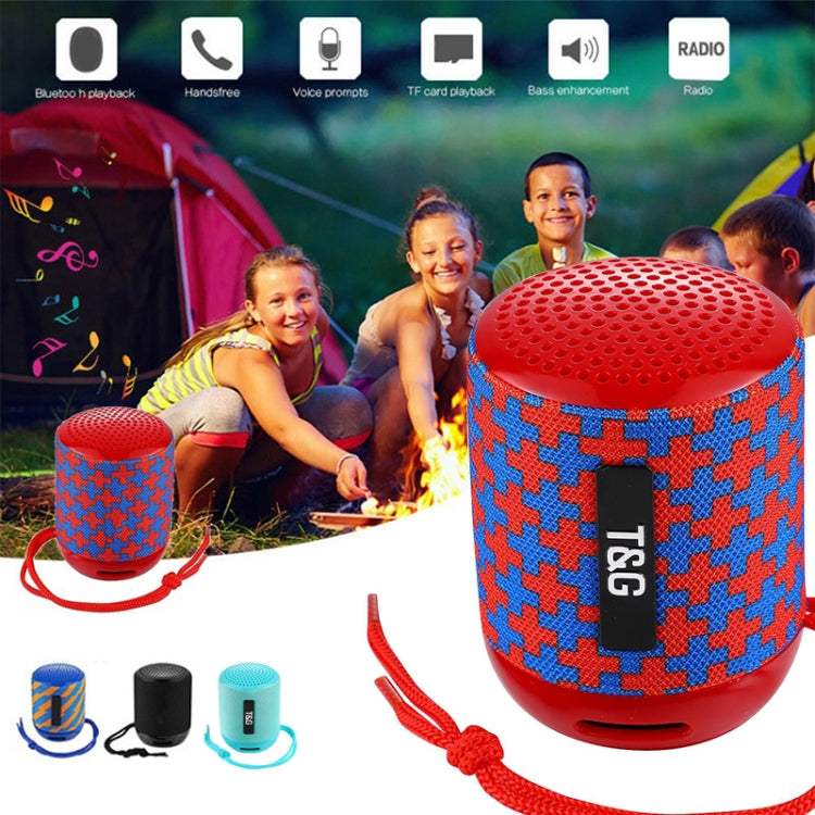 T&G TG129 Portable Wireless Music Speaker Hands-free with MIC, Support TF Card FM(Green) - Desktop Speaker by T&G | Online Shopping South Africa | PMC Jewellery | Buy Now Pay Later Mobicred