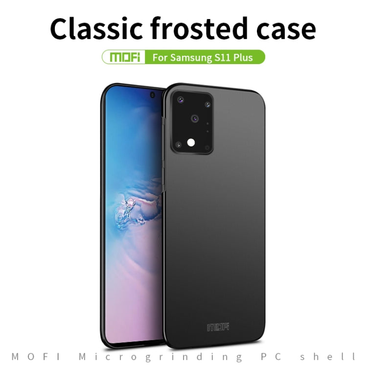 For Galaxy S20 Ultra MOFI Frosted PC Ultra-thin Hard Case(Blue) - Galaxy Phone Cases by MOFI | Online Shopping South Africa | PMC TechLife
