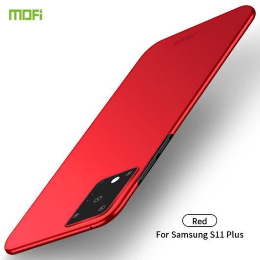 For Galaxy S20 Ultra MOFI Frosted PC Ultra-thin Hard Case(Red) - Galaxy Phone Cases by MOFI | Online Shopping South Africa | PMC Jewellery