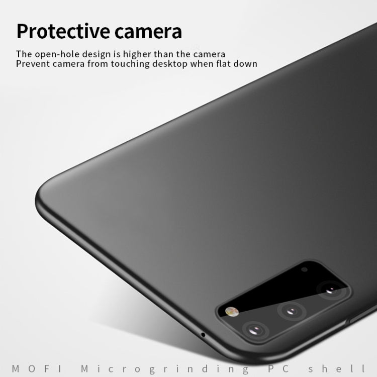 For Galaxy S20 MOFI Frosted PC Ultra-thin Hard Case(Black) - Galaxy Phone Cases by MOFI | Online Shopping South Africa | PMC TechLife