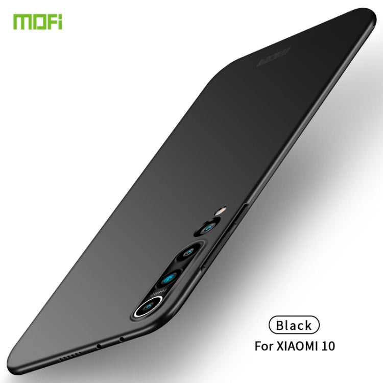 For Xiaomi Mi 10 MOFI Frosted PC Ultra-thin Hard Case(Black) - Xiaomi Cases by MOFI | Online Shopping South Africa | PMC TechLife