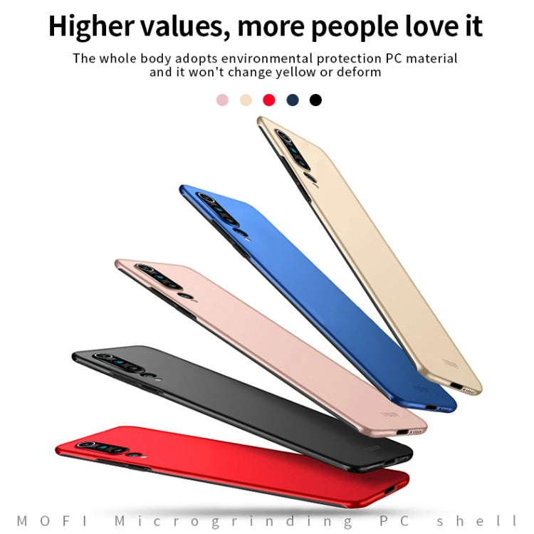 For Xiaomi Mi 10 MOFI Frosted PC Ultra-thin Hard Case(Black) - Xiaomi Cases by MOFI | Online Shopping South Africa | PMC TechLife
