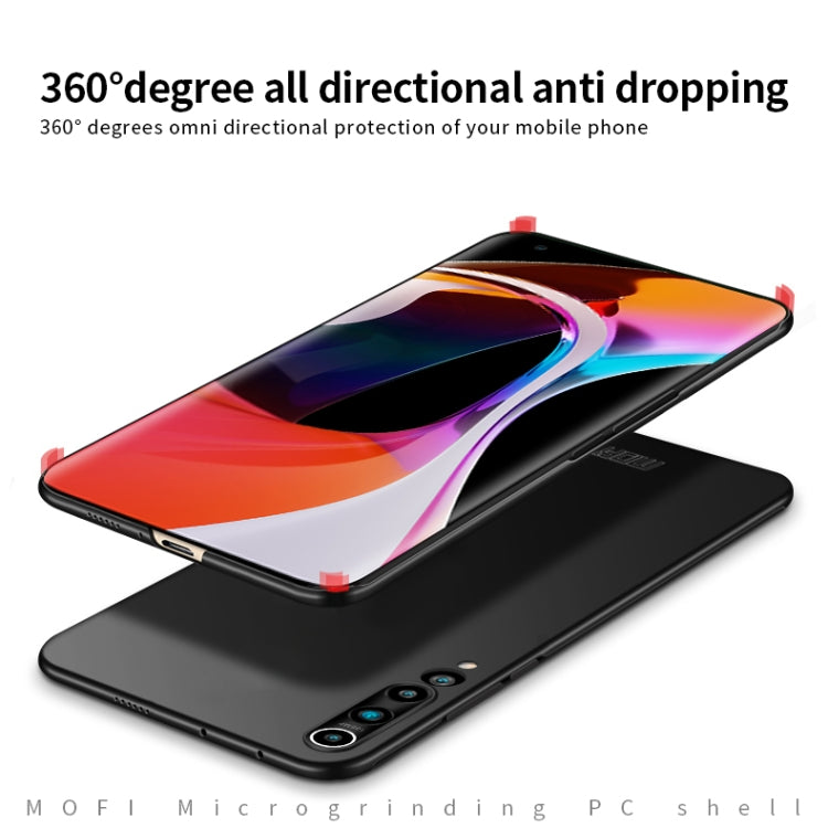 For Xiaomi Mi 10 MOFI Frosted PC Ultra-thin Hard Case(Black) - Xiaomi Cases by MOFI | Online Shopping South Africa | PMC TechLife