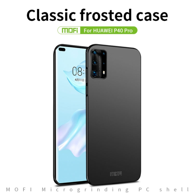 For Huawei P40 Pro MOFI Frosted PC Ultra-thin Hard Case(Black) - Huawei Cases by MOFI | Online Shopping South Africa | PMC TechLife