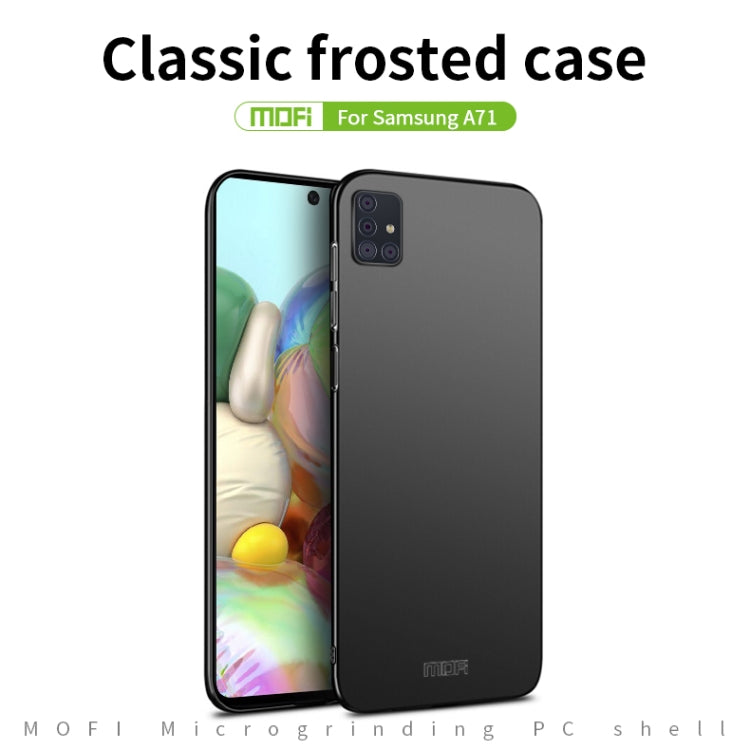 For Galaxy A71 MOFI Frosted PC Ultra-thin Hard Case(Black) - free shipping - PMC TechLife - Order now!
