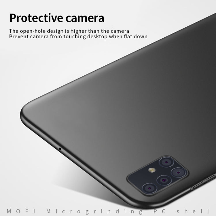 For Galaxy A71 MOFI Frosted PC Ultra-thin Hard Case(Black) - Galaxy Phone Cases by MOFI | Online Shopping South Africa | PMC Jewellery