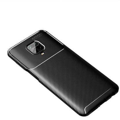 For Xiaomi Redmi Note 9 Pro Max Carbon Fiber Texture Shockproof TPU Case(Black) - Xiaomi Cases by PMC Jewellery | Online Shopping South Africa | PMC Jewellery