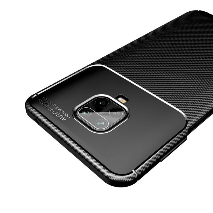 For Xiaomi Redmi Note 9 Pro Max Carbon Fiber Texture Shockproof TPU Case(Black) - Xiaomi Cases by PMC Jewellery | Online Shopping South Africa | PMC Jewellery