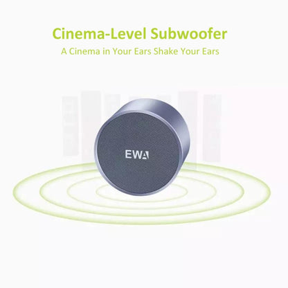 EWA A3 Mini Speakers 8W 3D Stereo Music Surround Wireless Bluetooth Speakers  Portable  Sound Bass Support TF Cards USB(Rose Gold) - Desktop Speaker by EWA | Online Shopping South Africa | PMC Jewellery | Buy Now Pay Later Mobicred