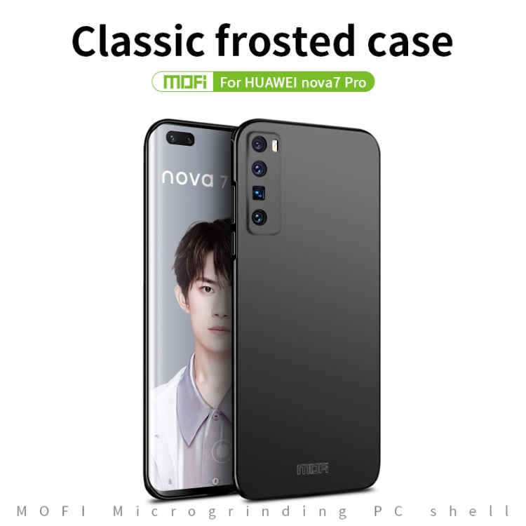 For Huawei Nova 7 Pro MOFI Frosted PC Ultra-thin Hard Case(Blue) - Huawei Cases by MOFI | Online Shopping South Africa | PMC Jewellery