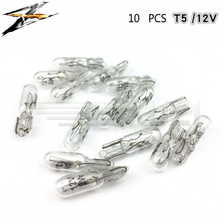 10 pcs T5 Car Instrument Meter Light Meter Replacement Lamp Amber 1.2W 12 V Lamps - Halogen Lights by PMC TechLife | Online Shopping South Africa | PMC TechLife | Buy Now Pay Later Mobicred