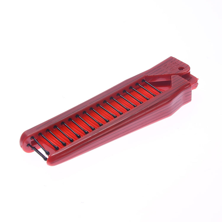 Portable Travel Folding Comb Anti-static Massage Comb(Purple) - free shipping - PMC TechLife - Order now!