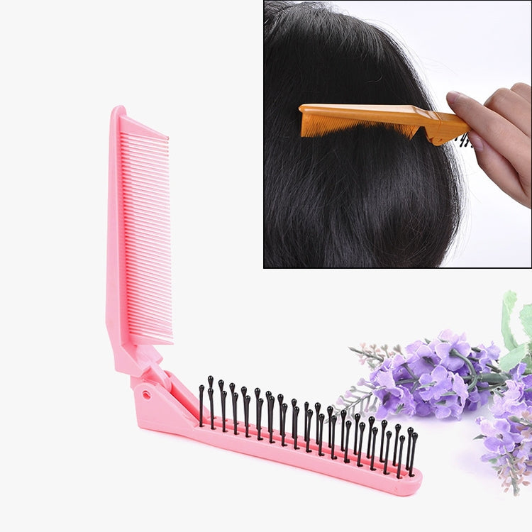 Portable Travel Folding Comb Anti-static Massage Comb(Pink) - free shipping - PMC TechLife - Order now!